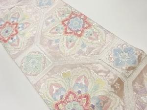 蜀江文に華文模様織出し袋帯